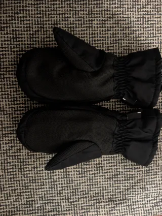 Guantes nieve Wedze 5-6 años negros