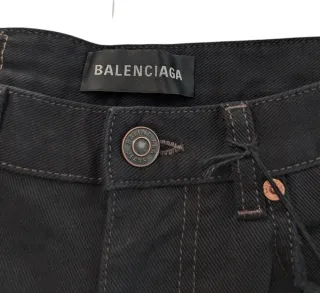 Jeans neri Balenciaga donna