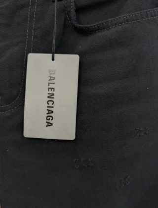 Jeans neri Balenciaga donna