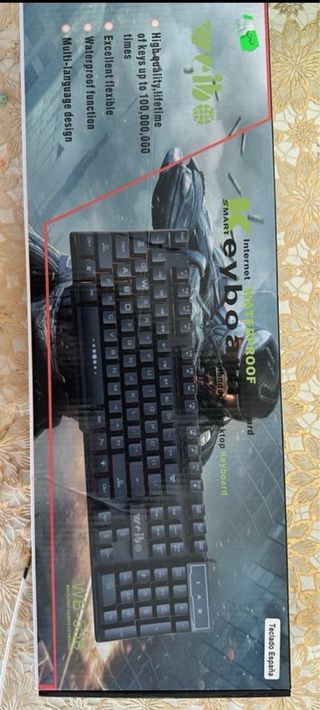 Teclado y Ratón GREEN Negro