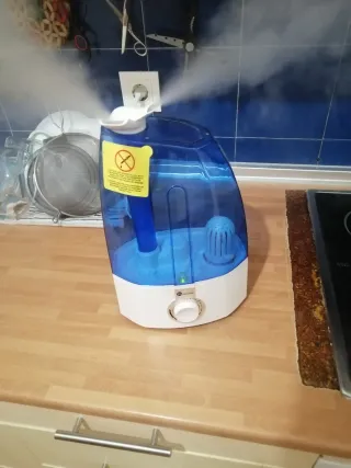 Humidificador TROPIC azul y blanco