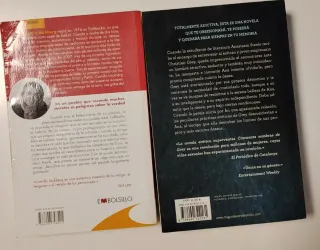 Libros: La Princesa de Hielo y Cincuenta Sombras d