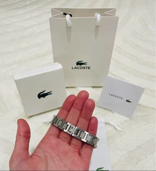 Pulsera Lacoste Plata