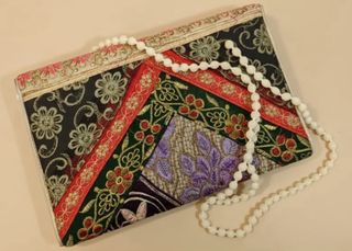 Bolso vintage patchwork pasamanería