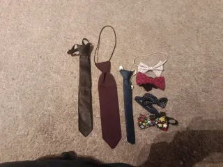 Lote Pajaritas y Corbatas Infantiles