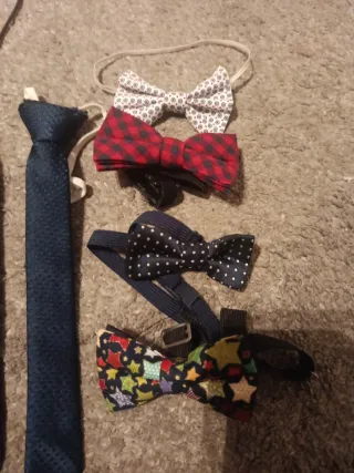 Lote Pajaritas y Corbatas Infantiles