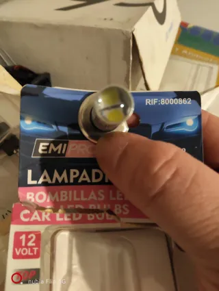 Kit 2 Luci LED H1 6000K per fari Lenticolari