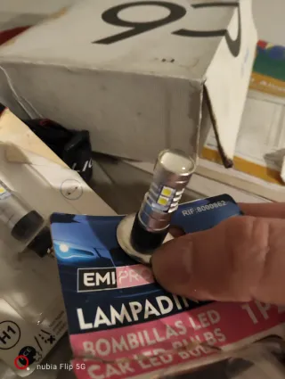 Kit 2 Luci LED H1 6000K per fari Lenticolari