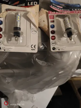 Kit 2 Luci LED H1 6000K per fari Lenticolari