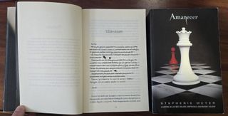 Saga libros "Crepúsculo" ("Luna nueva" faltante)