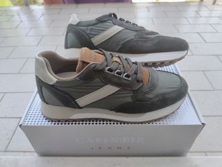 Sneakers Cafè Noir Uomo 41 Verde Beige