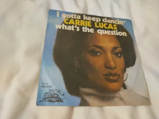 Disco vinile 7" Carrie Lucas I gotta keep dancin'