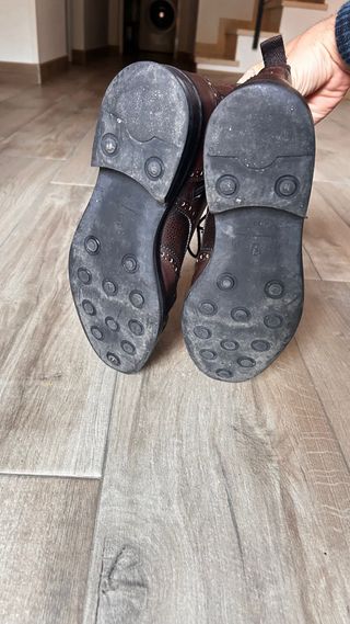 Botas Massimo Dutti Cuero Marrón