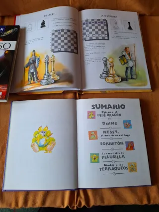 4 libros educativos. 2 euros unidad
