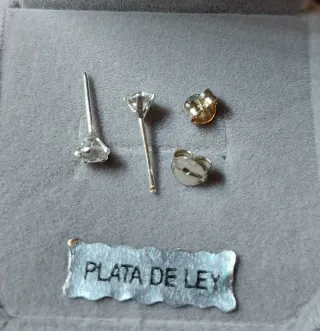 Pendientes de Plata de Ley