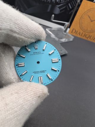 Quadrante Rolex Oyster Perpetual Blu