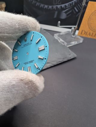 Quadrante Rolex Oyster Perpetual Blu