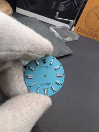 Quadrante Rolex Oyster Perpetual Blu
