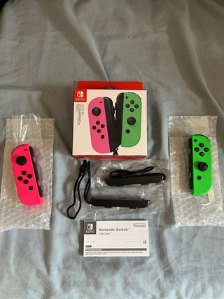 Controller Nintendo Switch Joy-Con verde rosa