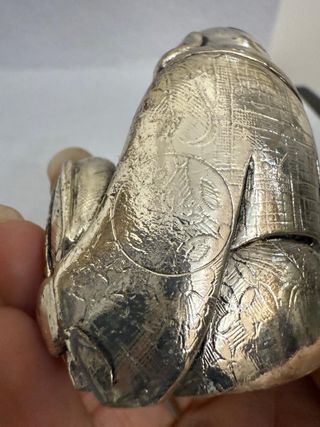 Antica statuina Buddha laminato