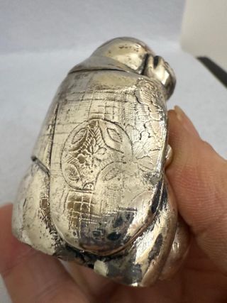 Antica statuina Buddha laminato