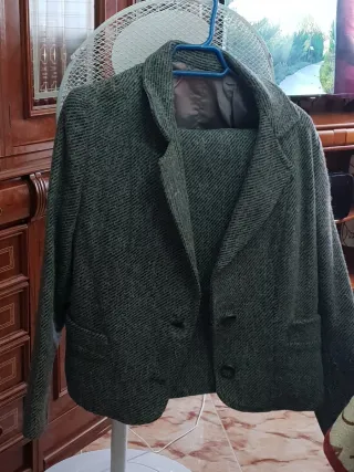 Traje de chaqueta gris