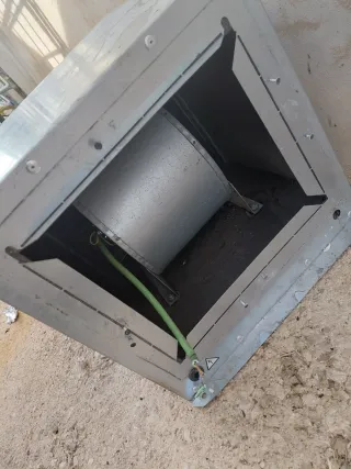 Turbina industrial metálica