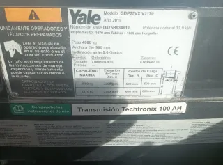 Carretilla Elevadora Yale 25VX