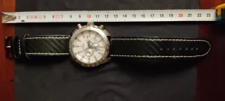 Reloj Festina Chronograph Acero y Esfera Blanca