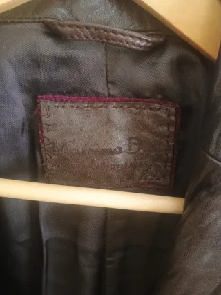Chaqueta Piel Massimo Dutti Hombre Talla L