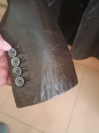 Chaqueta Piel Massimo Dutti Hombre Talla L