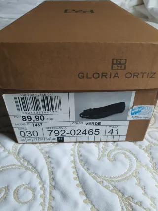 SIN ESTRENAR Bailarinas verdes talla 41