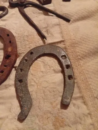 Lotto attrezzi antichi per animali