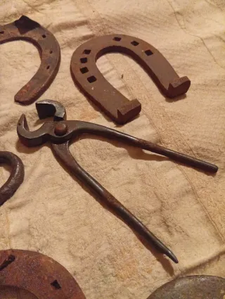 Lotto attrezzi antichi per animali