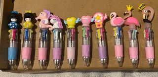 Lote 10 Bolígrafos Infantiles de 4 colores