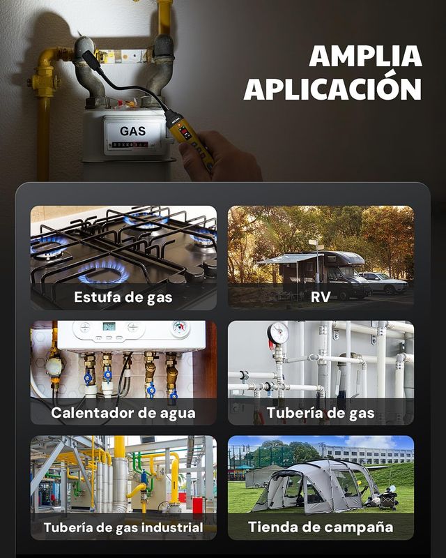 Detector Gas AEG AGT-1988PRO Recargable