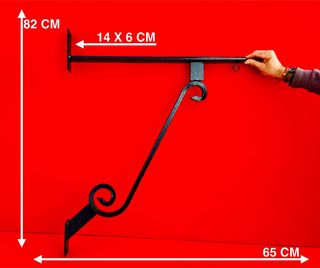 2 FAROLES VICTORIANOS GUINNESS- HIERRO XXL-AÑOS 90