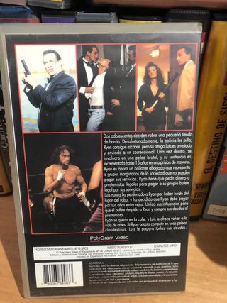Justicia Callejera (Jungle Law) VHS Jeff Wincott
