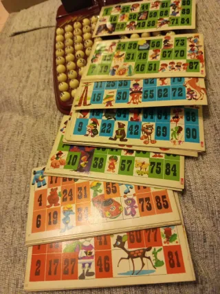 Máquina de Lotería Bingo Vintage