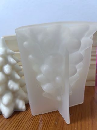 Molde Silicona Vela Árbol Navidad