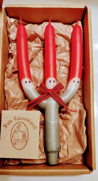 Candela Natale Nordica Tradizionale