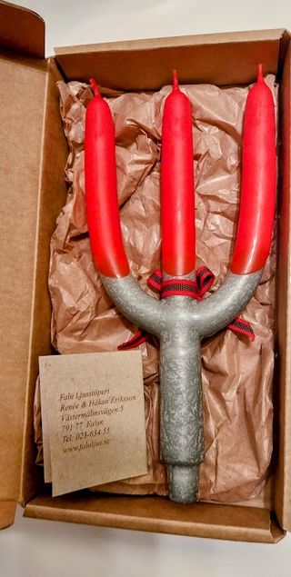 Candela Natale Nordica Tradizionale