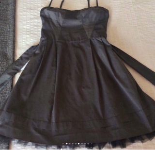 Vestido Negro y Gris Mango/nuevo