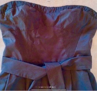 Vestido Negro y Gris Mango/nuevo