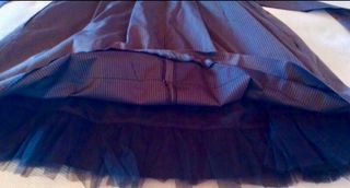 Vestido Negro y Gris Mango/nuevo