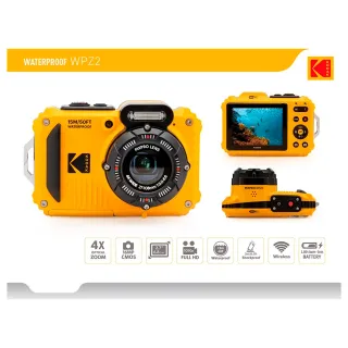 Cámara Kodak Pixpro WPZ2 Amarilla Sumergible