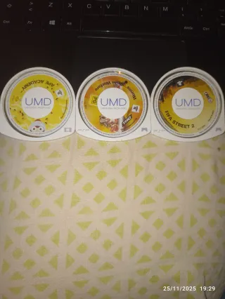 Lote 3 Juegos PSP UMD: Ape Academy, Worms, FIFA St