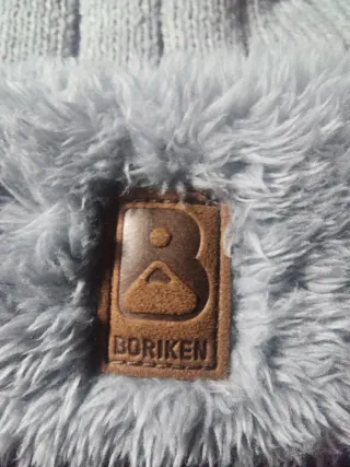 Gorro Boriken Gris Forro Polar