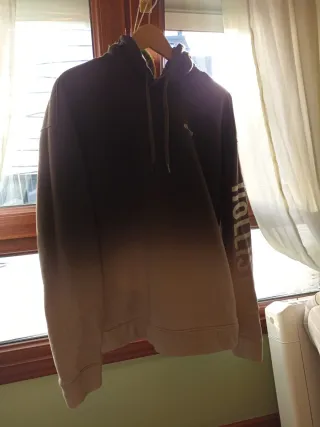 Sudadera Hollister Degradado Marrón y Beige