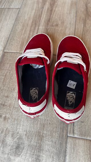 Zapatillas Skate Vans Chima Pro 2 Rojas